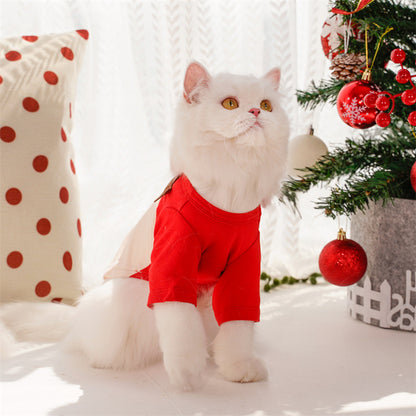 Dog clothes Santa Claus transform into autumn and winter cat pet clothing supplies wholesale