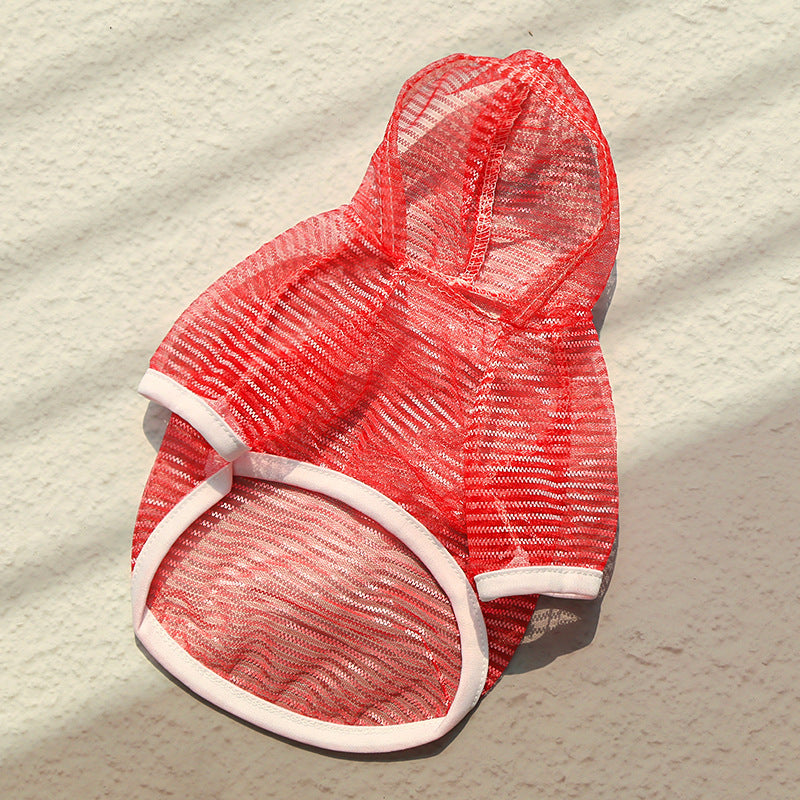 Spring and summer  sun-protective and breathable  pet clothing for puppies and kittens