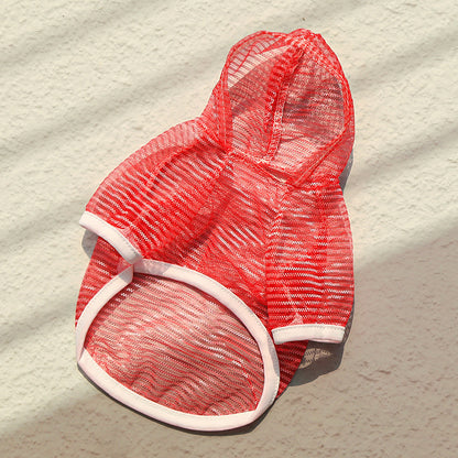 Spring and summer  sun-protective and breathable  pet clothing for puppies and kittens