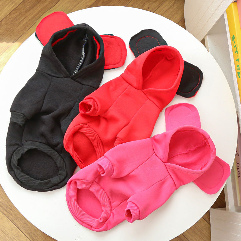 Pet clothing doggy hoodie