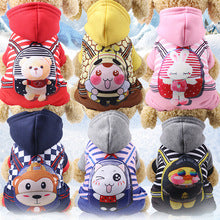 Pet four-foot button dog cat clothing pet supplies autumn and winter hoodie manufacturers