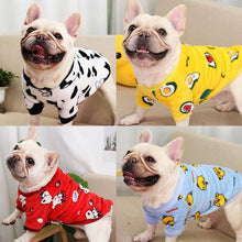 Medium and large dog dog Autumn and winter warm pajamas coat Pet supplies cat two feet clothes