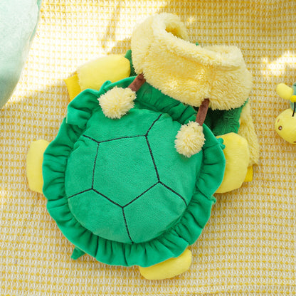 Winter and autumn dog and cat warm clothing transformation sets