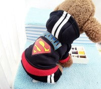 Two-leg hoodie sports cartoon dog dog cat clothes Autumn and winter pet clothing supplies