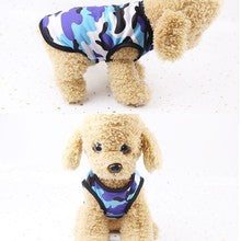 Printed mesh camouflage cartoon pet dog cat vest clothes spring summer sunscreen manufacturers