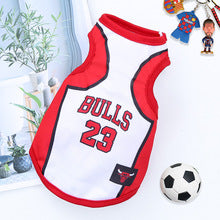 Pet small, medium dog spring summer net vest World Cup basketball clothes Cat supplies