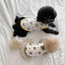 Small, medium and large dog vest Teddy cat Pomeranian Schnauzer pet clothes summer thin supplies