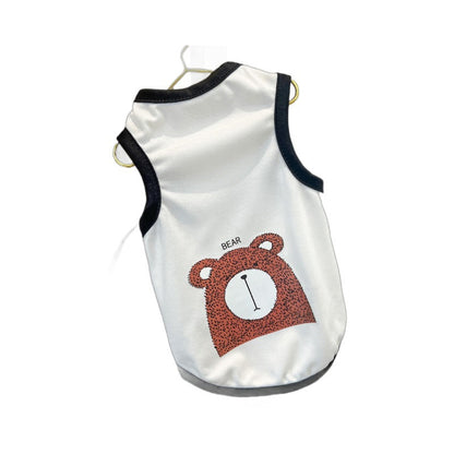 Puppy dog clothes summer thin cat Bichon French bulldog small medium-sized dog pet summer vest  Nordic wind