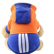 Two-leg hoodie sports cartoon dog dog cat clothes Autumn and winter pet clothing supplies