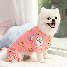 Dog cat four-legged pajamas warm air conditioning clothing pet clothing supplies small dog clothing