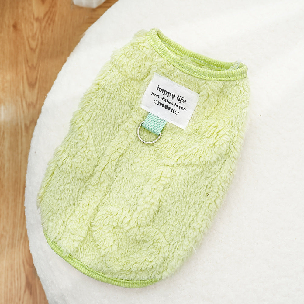 Winter and autumn fleece jackets for dogs and cats