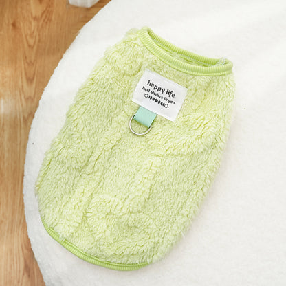 Winter and autumn fleece jackets for dogs and cats