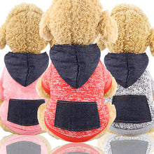 Autumn and winter fleece hoodie pocket two-legged sports wind pet dog cat clothes wholesale outdoor manufacturers