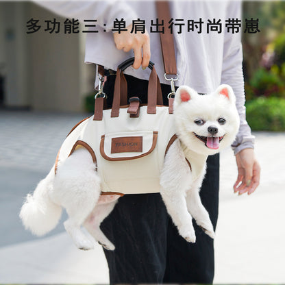Dog and cat travel bag, shoulder bag, handbag