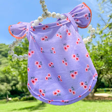 Small flying sleeve spring and summer pet supplies small, medium and large dog clothing