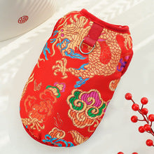 Big flower jacket New Year dress small medium large dog pet dog cat clothes clothing wholesale