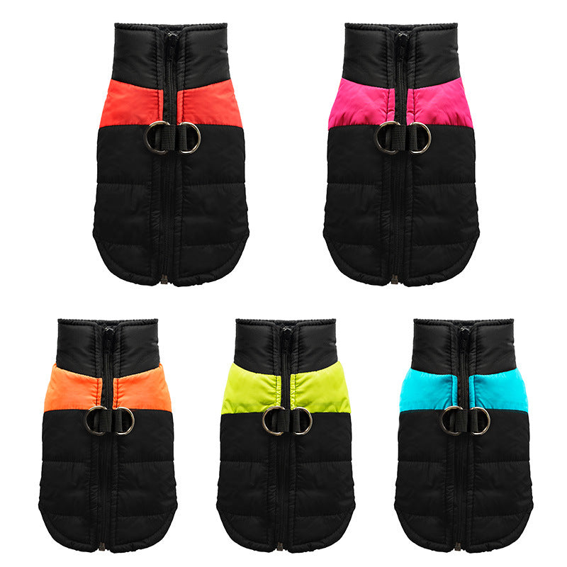 Autumn and winter thickened warm cotton vest pet cat dog teddy dog clothing supplies wholesale
