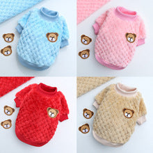 Big dog dog clothes cat pet clothes autumn and winter new pet supplies two feet clothing plaid