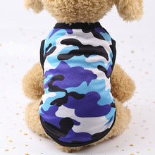 Printed mesh camouflage cartoon pet dog cat vest clothes spring summer sunscreen manufacturers