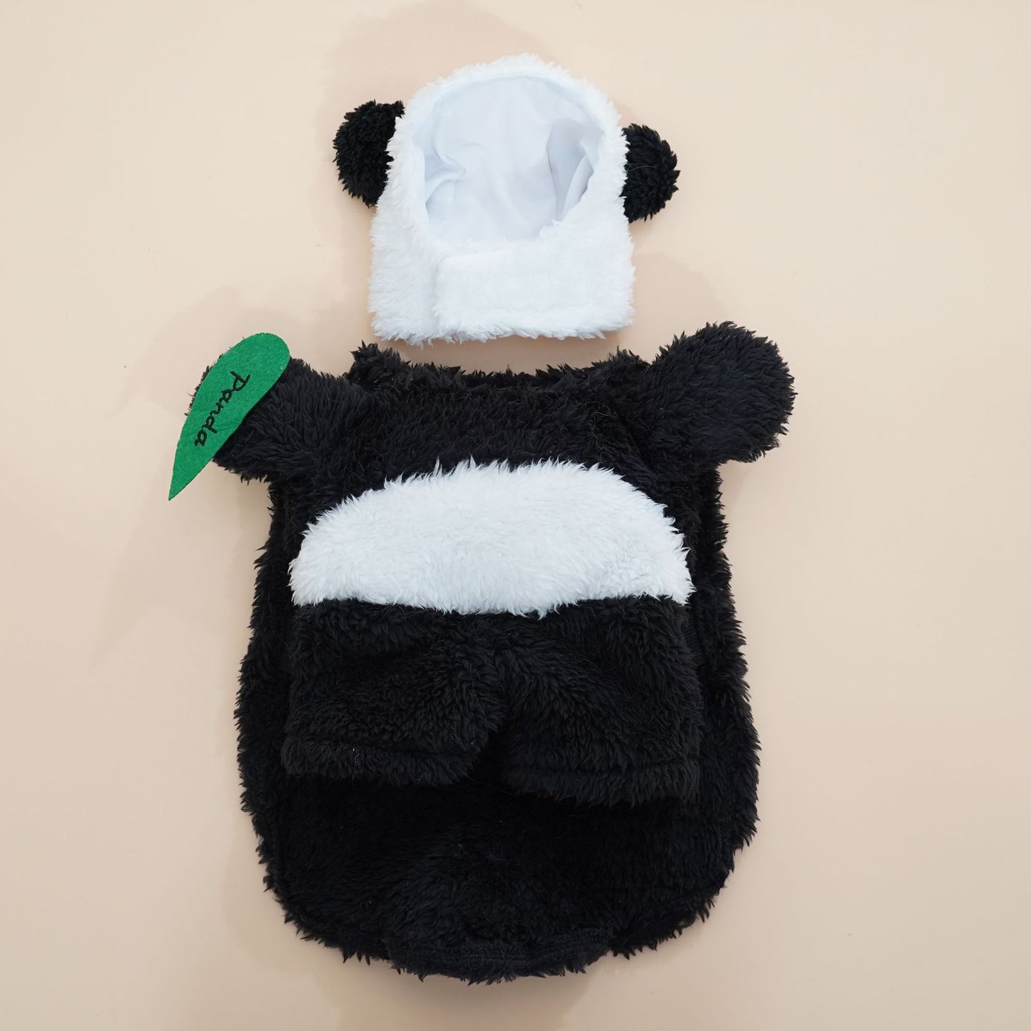 Transform into a panda costume