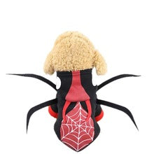 Halloween spider beetle transformed into dog clothes cat pet autumn winter small medium-sized dog supplies