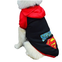 Pet autumn and winter large small dog dog cat clothes Superman Batman Golden hair Samo supplies wholesale