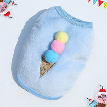 Dog cat vest Clothes Pet small medium dog Ice cream strawberry decoration