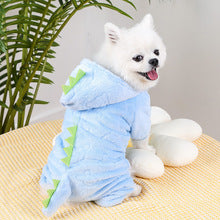 Autumn and winter warm four-legged small medium-sized dog dog cat dinosaur into pet clothing manufacturers wholesale