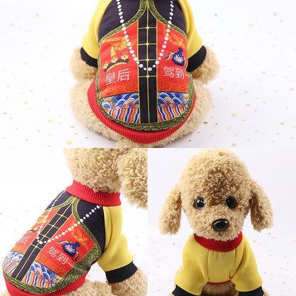 Spring Autumn and winter hoodies Cat clothes uniforms Halloween Christmas funny pet clothes dog clothes supplies
