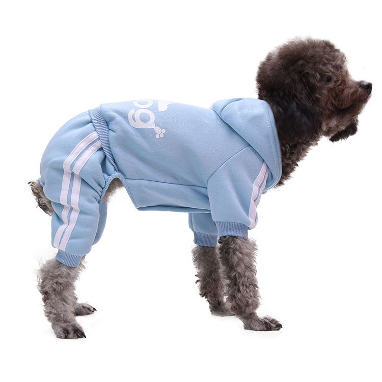 A variety of dog clothes four-foot hoodie button pet clothes pet supplies cat clothes new autumn and winter
