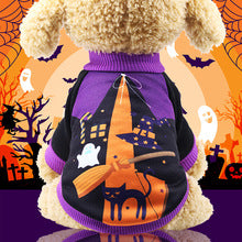 Halloween Christmas uniforms funny pet dog cat clothes supplies autumn winter pumpkin into a two-legged costume