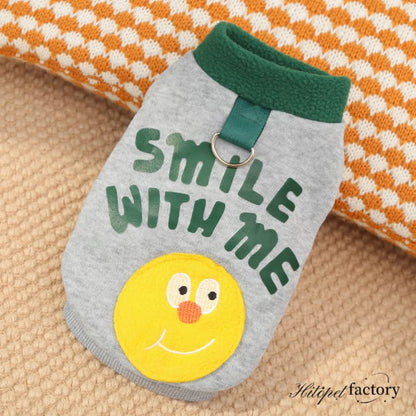 Winter and autumn fleece pullover for pet dogs