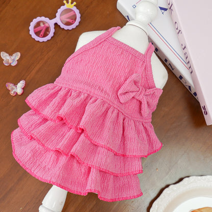 The new thin princess dress for spring and summer pet dogs