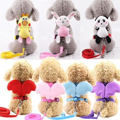 Dog leash Cowboy outdoor chest strap pet dog leash spring and summer supplies