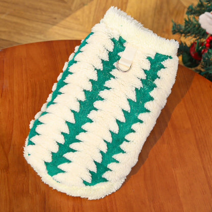 Pet clothes - New winter and autumn style plush dog clothes for Christmas