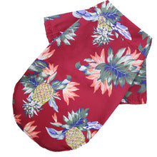 Spring Summer Thin Shirt Dog Kitten Hawaii