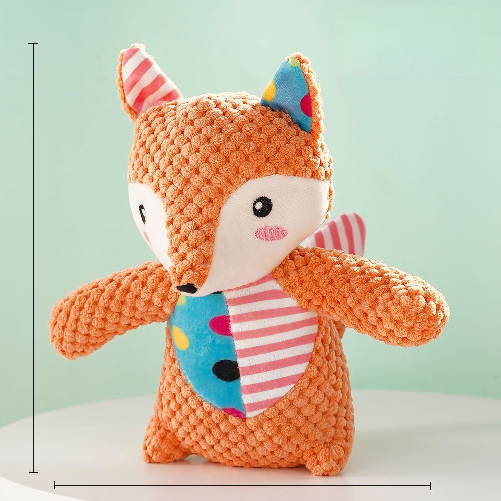 Pet sound-making plush toys for teething and chewing, interactive design