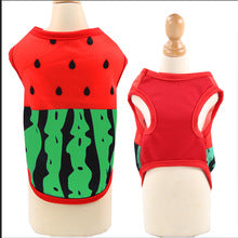 Watermelon vest Crab Spring/Summer Mesh Breathable Dog Clothing Vest Cat pet supplies Teddy Comfort