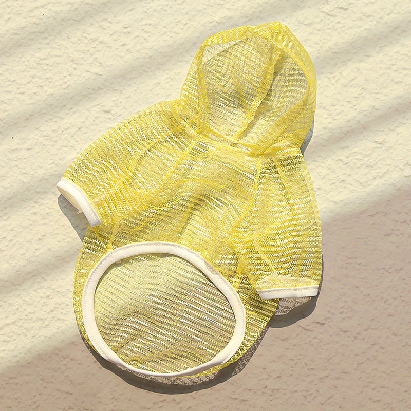 Spring and summer  sun-protective and breathable  pet clothing for puppies and kittens