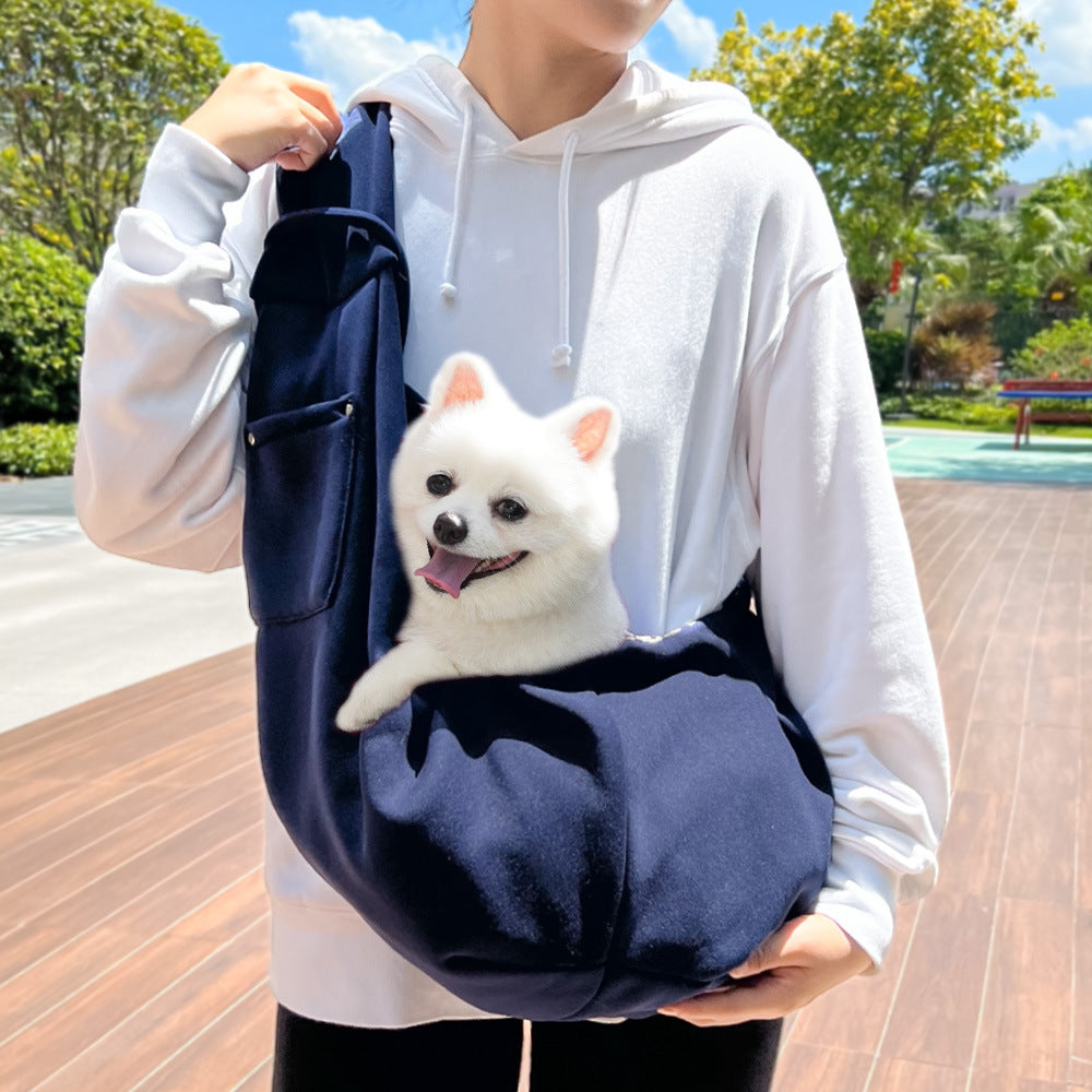 Pet backpack - New style autumn-winter single shoulder bag, crossbody bag, cat bag, dog bag for outdoor use