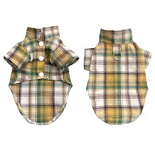 Plaid shirt suit wedding dress dog and cat costume