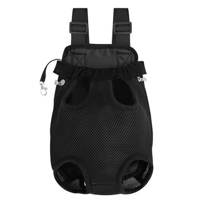 Outdoor breathable mesh backpack for puppies and kittens. Small and medium-sized pet supplies.