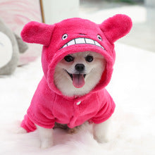 The dog transforms into teddy Pomeranian cat new pet four-legged clothes flannel autumn and winter supplies manufacturers wholesale