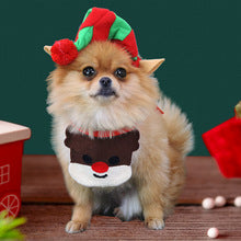 Instagram's new Korean Christmas elk candy cake Olaf dog bib Pet drool towel Cat dog bib