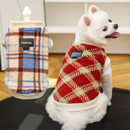 Dog and Cat Clothing: Woolen Roving Fashionable Warm Jacket