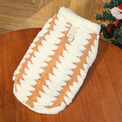 Pet clothes - New winter and autumn style plush dog clothes for Christmas