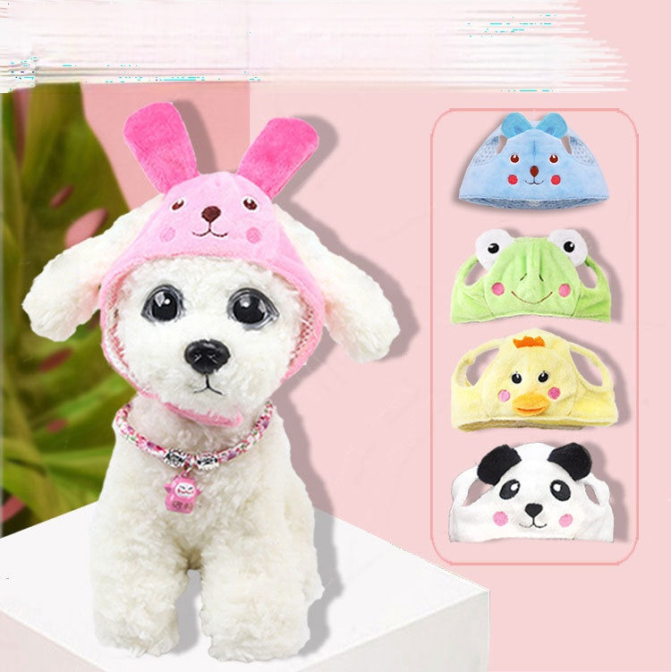 The new cute pet hat transforms into a cute Korean headdress