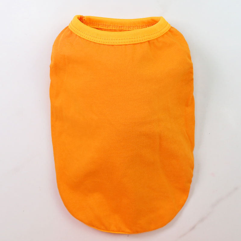 Small medium large dog  spring summer autumn new pet clothes vest supplies two feet clothes