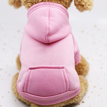 Autumn and winter hoodie denim pocket two-legged clothing Sports style pet clothing Dog cat pet clothing supplies