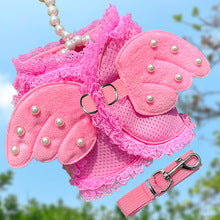 Pearl Angel Master Dog cat chest strap leash Chest strap leash Pet supplies Spring and summer Breathable